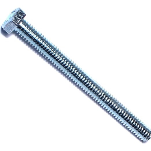 Hard to Find Fastener Tap Hex Bolts, Durable Corrosion-Resistant Steel Hex Head Bolt for Home Improvement, DIY, Construction, 5/16-18 x 3-1/2, Pack of 25