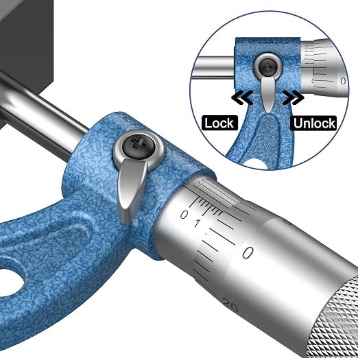 HDLNKAK Dial Indicator 0-1'' with Magnetic Base, Dial Indicator Tools Set for Alignment, Outside Micrometer, 0-1" Machinist Micrometer.