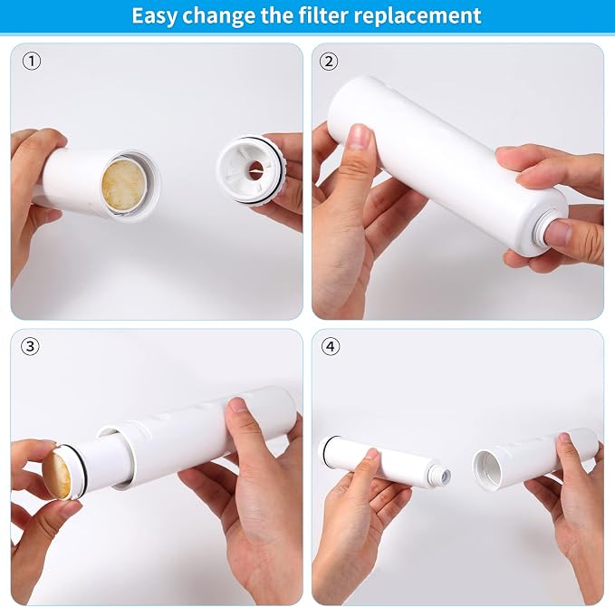legionela Replacement Filter for Inline-Filter | SS-883 Plus (both chrome and white) and Shower Head Filter SS-886 Plus (Chrome, Black and White)