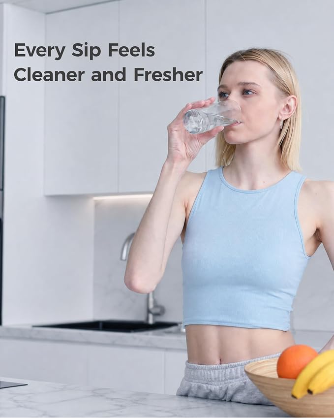Waterdrop AP5527 Post Water Filter Cartridge, Replacement for Aqua-Pure® AP5527, 5598101, AP-RO5500, APRO5500 System, NSF/ANSI 42&372, 2 Pack, Model No.WD-W59