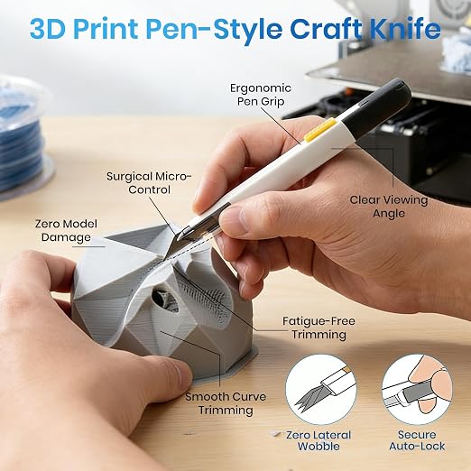 184Pcs 3D Printer Tools Kit with Hanging Organizer, 3D Printer Accessories, Cordless Rotary Tool, Heat Gun, Digital Soldering Iron, PTFE Nozzle Anti-Stick Coating, for All FDM/SLA, Bambu Lab, Ender 3