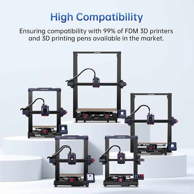 ANYCUBIC PLA Plus (PLA+) 3D Printer Filament 1.75mm, High Toughness 3D Printing Filament, Dimensional Accuracy +/- 0.02mm, Print with Most FDM 3D Printers, 1KG Spool, Black