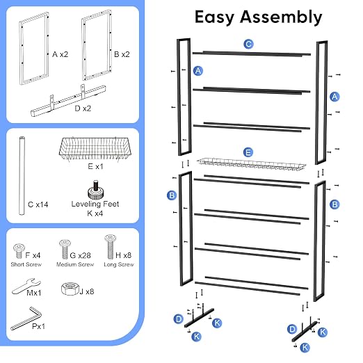 3D Printer Filament Storage Rack with Removable Basket, 7-Tier Heavy Duty Metal Spool Organizer Holds 84 Spools, Large Capacity Shelf for 3D Printing Station, Workshop, Office & Studio