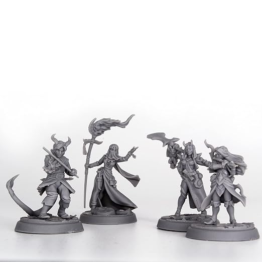 TGM-7 3D Wargaming Resin for Tabletop Miniatures – Tough, High Resolution, Low Odor, Fast Curing 3D Printing Liquid for 4K/8K/12K LCD/DLP/SLA 3D Printers (Grey, 1kg)