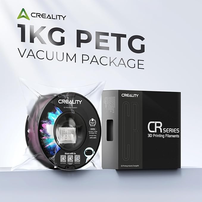 CREALITY PETG Filament 1.75mm 3D Printer Filament, Translucent Dual Color Gradient Blue to Green, 1kg (2.2lb) Neatly Wound Spool, Dimensional Accuracy ±0.03mm, Gradient Blue Green