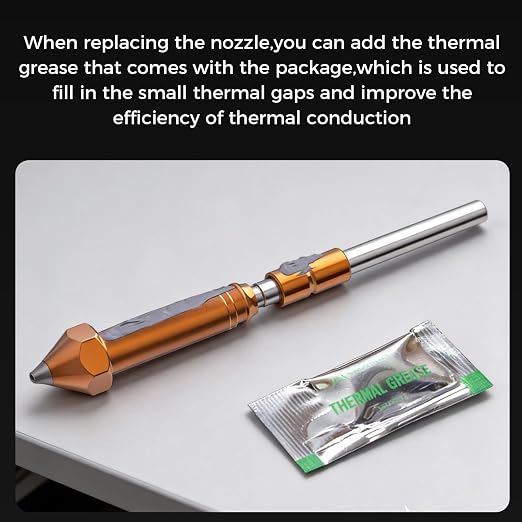 Creality Ender 3 V4 Nozzle 0.4mm, Official Original Unicorn 3D Printer Nozzles Kit, Integrated Hotend Nozzle Kit for Ender 3 V4 3D Printer, All-Metal Design, Anti-Clog, Smooth Flow