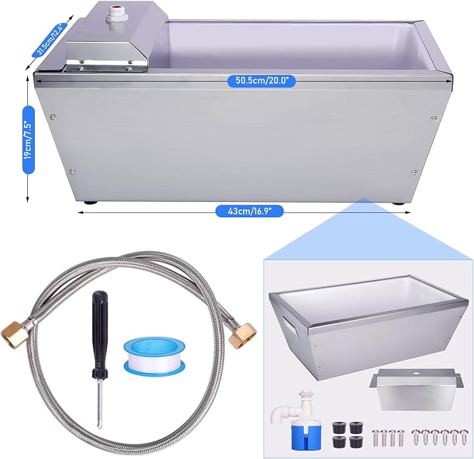Automatic Dog Water Bowl Dispenser Auto Livestock Water Trough Outdoor Self Filling Waterer for Goat, Cattle, Horse, Pig, Sheep, Dog, Poultry