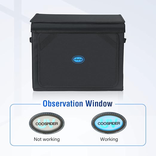 Resin Curing Light Lamp for 3D Printer Large Size Cure Light Box for Machine 3D Printer Led Light 365nm Solidify Photosensitive Resin, 36L/9.5gal, 6w Bulb x3