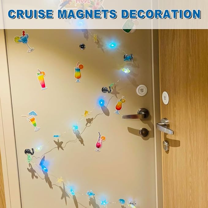 LOVIMAG Magnetic Hooks, Cruise Essentials 2026, 12 Pack-30LBS | Heavy Duty Strong Magnet Hook for Cruise Cabin, Refrigerator Fridge, Ship, Classroom, Kitchen Grills, Black
