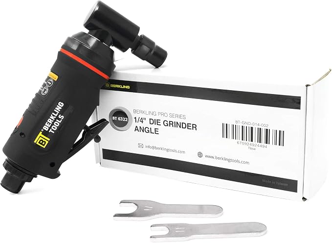 1/4" Air Die Grinder Straight and Right Angle Bundle