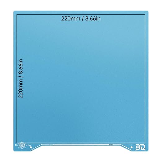 BIQU CryoGrip Pro Frostbite Cold Build Plate 235x235mm for Adventurer 5M Pro/5X/Ender 3 V3 SE/3 V2/3 S1 Pro/3 V2 Neo/3 Pro/Ender 5 Pro/Kobra 2 Pro/Neptune 3 Pro/4, Room Temperature Printing