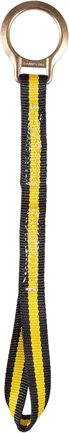 Guardian 01122 Non-Shock-Absorbing Web Loop Extension Lanyard - 18 inch | Web Loop | ANSI and OSHA Compliant