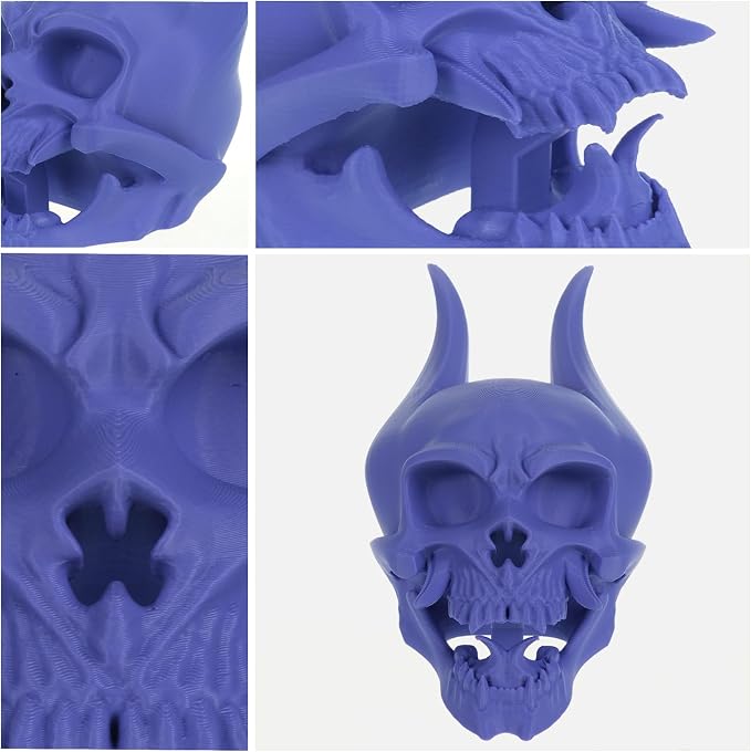 3DHoJor PLA Filament 1.75mm,3D Printer Filament,1kg Cardboard Spool (2.2lbs),Dimensional Accuracy +/- 0.03 mm,Vacuum Packaging Odor Free Clog Free Fit Most 3D FDM Printer,Periwinkle Blue