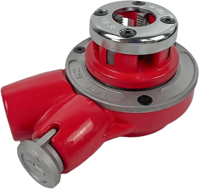 TEXALAN(R) Pipe Threading Tool with Ratchet Handle 3 Stock Dies 1/2", 3/4", 1" (NPT) plumbing