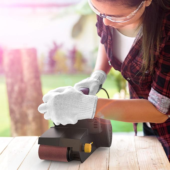 Jellas 3 Ć 21-Inch Belt Sander with Dust Bag, 7Amp Sander Machine with Variable-speed Control, 2 in 1 Vacuum Adapters, 10Feet (3 meters) Length Power Cord