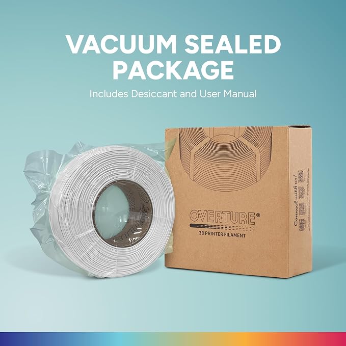 OVERTURE High Speed PLA Filament Refill 1.75mm, Rapid PLA Spoolless 3D Printing Filament, 1kg (2.2lb) Refilament for Bambu Lab, Accuracy +/- 0.02mm, Fit Most FDM Printers (Royal Gold)