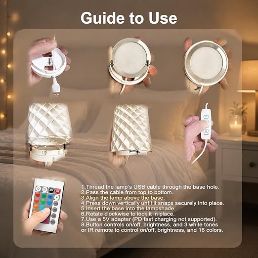LED Lamp Kit 001 (6-Pack Set) – Includes 3PCS Three-Color LED Light + 3PCS 16-Color RGB Lights for Bambu Lab H2S/P2S/P1P/A1, 3D Printer DIY Lighting Kit, 5V USB, Adjustable Color & Brightness