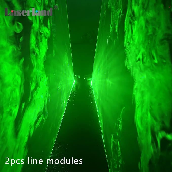 532nm Focusable Green Projector Generator Line Module for Laser Swamp Haunted House 18mm (Focusable Class IIIr 5V with Adapter and Mount)
