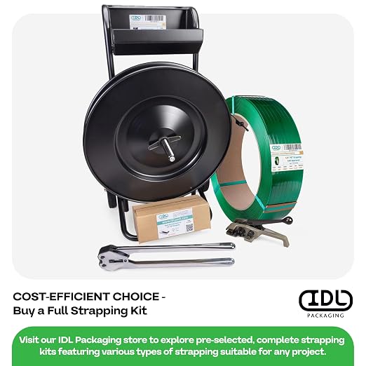 IDL Packaging MUL-320 PRO Heavy Duty Tensioner for Polyester (PET) & Polyproptlene (PP) Strapping, Up to 3/4" Strap Width