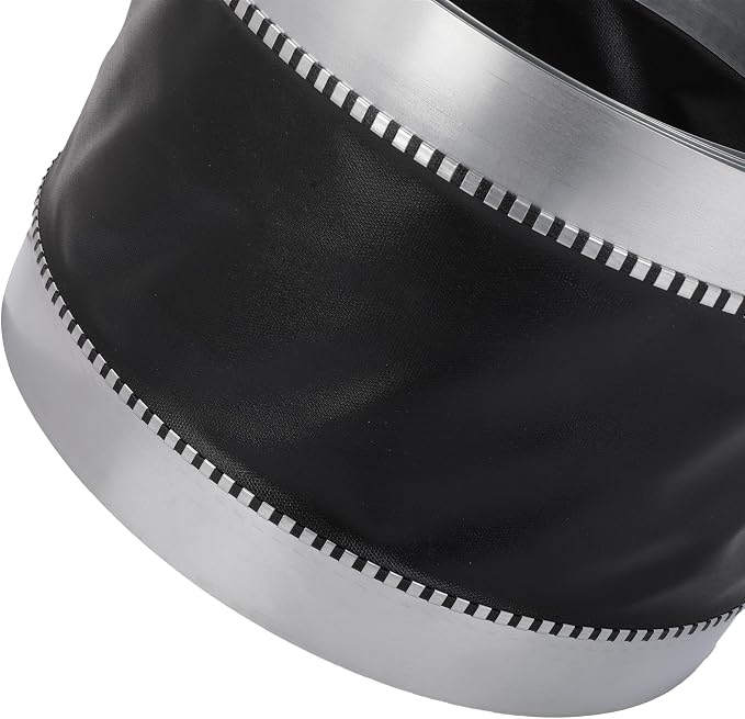 Vinyl Flexible Duct Connector – 9-1/2 x 50 ft PVC and Steel HVAC Ventilation Ducting, Heavy Duty Building Supplies for Home Improvement HVAC Duct Work