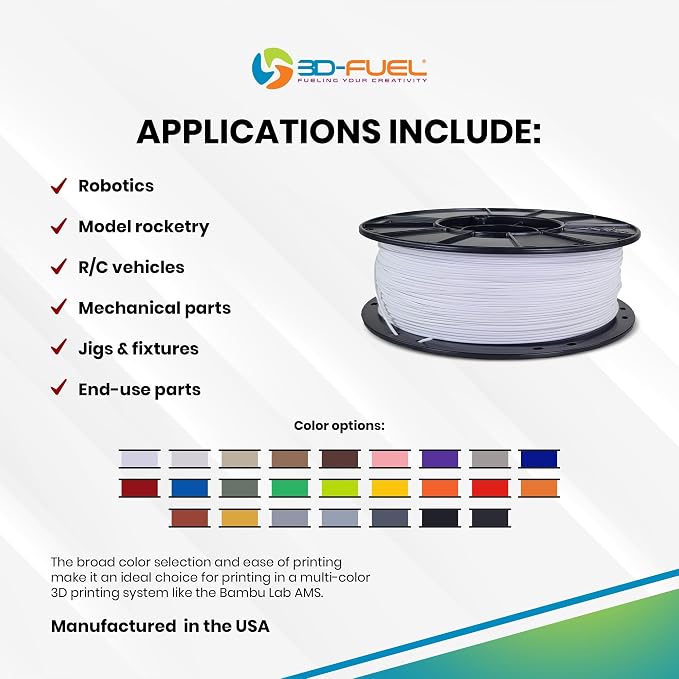 3D-Fuel Tough Pro PCTG Filament for 3D Printing, Toolbox Forest Green