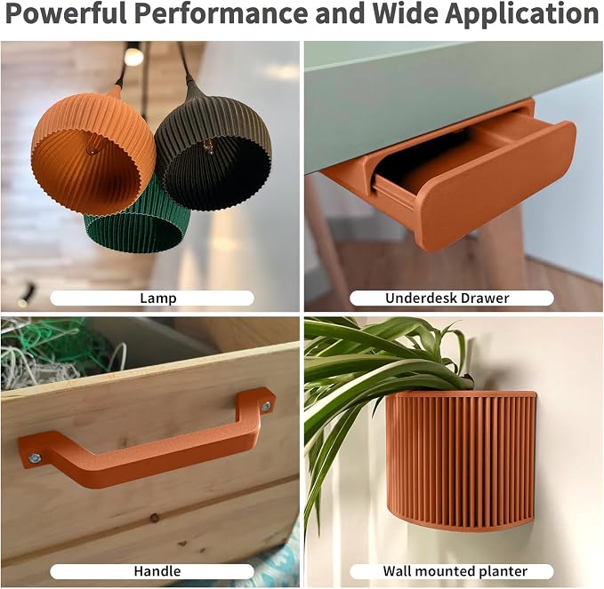 IEMAI Carbon Fiber PETG Filament 1.75mm Matte Orange 1KG, PETG-CF 3D Printer Filament with Dimensional Stability & Low Warpage, High Stiffness, Heat Resistant, Easy Print