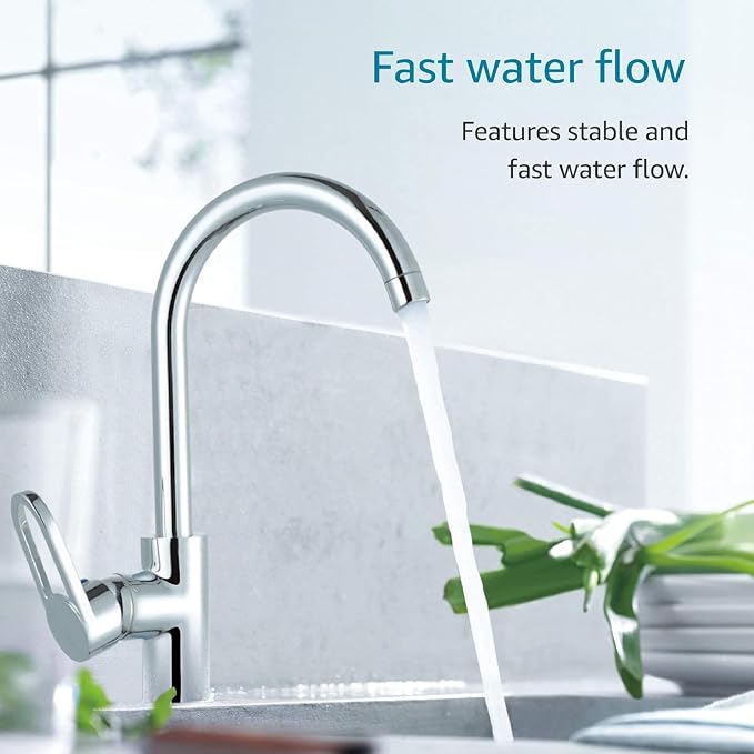 AQUA CREST FQK1R, GXULQR Under Sink Water Filter, Replacement for GE FQK1R, GXULQR, Compatible with GE GXK140TNN and GXULQK systems, NSF/ANSI 42 372, 2K Gallons, Reduces Lead, Chlorine, 2 Pack
