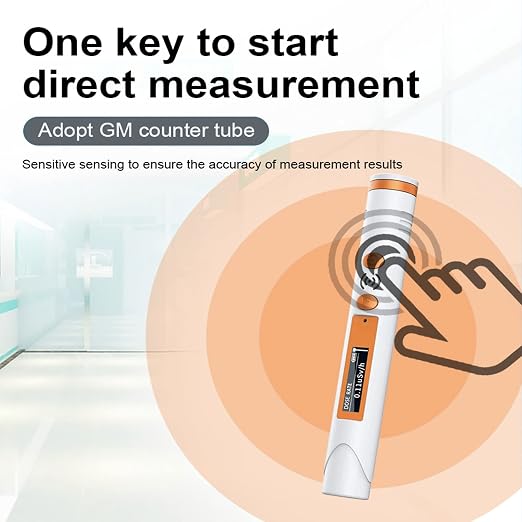 Geiger Counter, Personal Radiation Detector Nuclear Dosimeter Emf Radiation Meter Nukalert Micro Beta Gamma X Ray Radiation Monitor GM Tube Device Meter for Home Thyrosafe Uranium Survival Gear