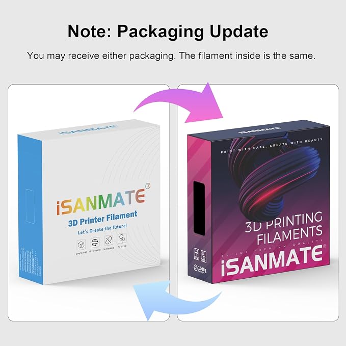 iSANMATE HS TPU Filament 1.75mm, Gray TPU 95A HF High Speed, 1kg | Flexible Tough Wear-Resistant Elastic; HF TPU 50-200mm/s; Compatible with Bambu Lab and Most FDM 3D Printer; for TPU Beginner