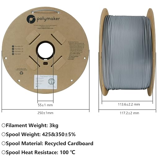 Polymaker PC Filament 1.75mm, Clear Polycarbonate Filament 1.75mm 3kg Cardboard Spool - PolyLite Transparent PC Filament, Strong & Tough & Heat Resistant 1.75mm 3D Printer Polycarbonate Filament