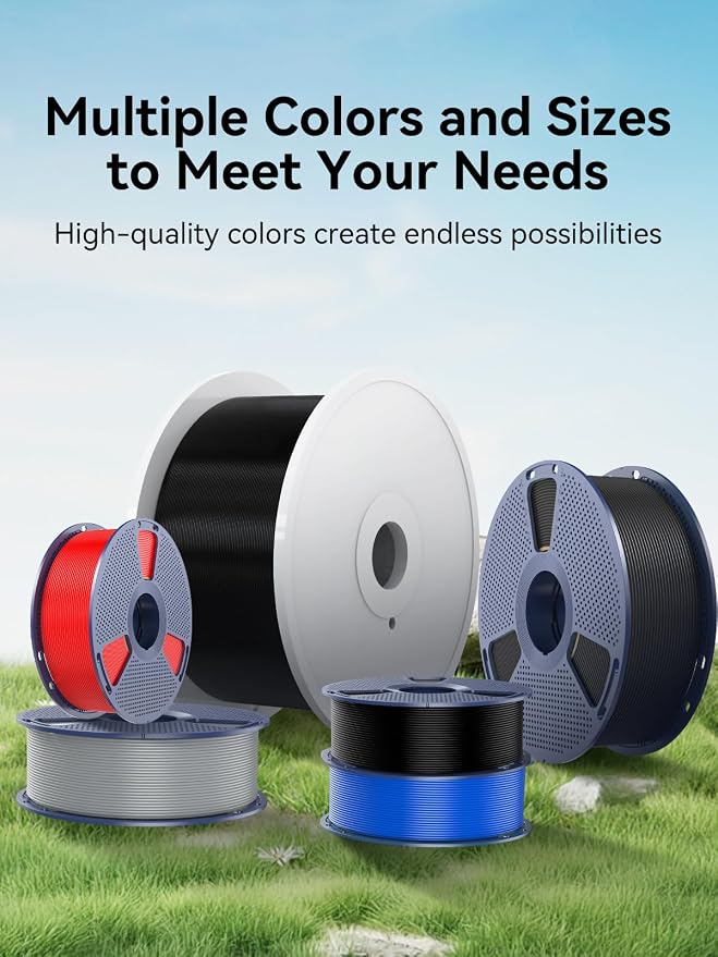SUNLU 3D Printer ASA Filament 1.75mm,1KG,(Mocha Mousse) | UV/Rain/Heat Resistant Tough 3D Printer Filament, Great for Printing Outdoor Functional Mechanical Parts, 1kg Spool (2.2lbs)