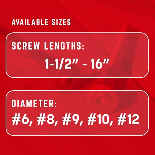 GRK Fasteners RSS™ 5/16 x 2-1/2 Inch, Rugged Structural Screws, 100 PCS, Rust Resistant Climatek™ Coating, Interior and Exterior Use, Heavy-Duty Framing & Decking Screws, Fast Bite Tip with Star Drive