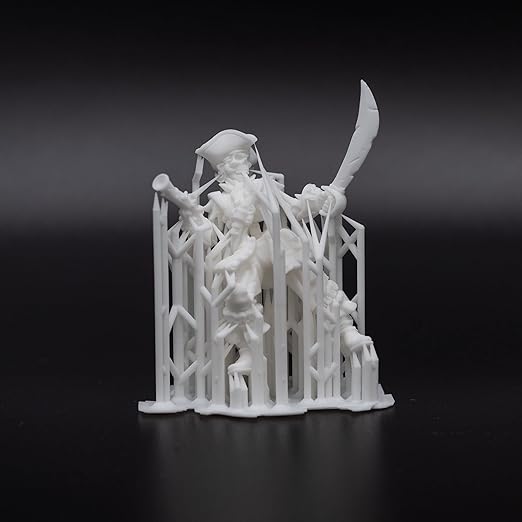 Siraya Tech Blu Nylon Mecha - Tough 3D Print Resin, Scratch-Resistant, Nylon-Like Strength & Precision, High-Resolution 405nm UV Curing LCD DLP 3D Printer Compatible, 8K Capable (1kg, Nylon Mecha)