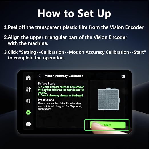 Original Bamboo X2D Vision Encoder for Bambu Lab X2D Build Plate 3D Printer Below 50μm Motion Accuracy for Bambu Lab Vision Encoder Injection-Molded-Level Quality Bambu X2D 3D Pinter Accessories