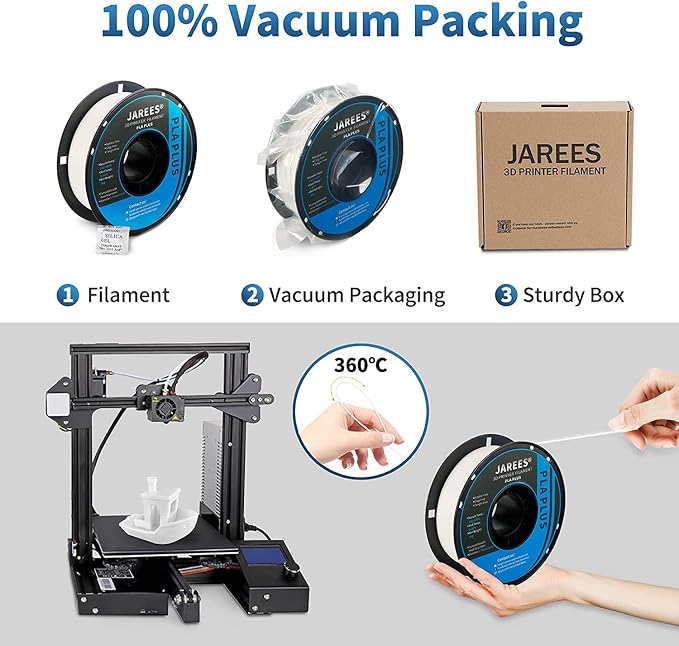 Silk PLA White Floating Gloss 3D Printing Filament Pearlescent White Aurora Premium Texture 3D Printing Filament for FDM Printers