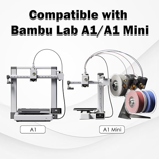 A1 Mini/A1 Hotend Heating Assembly Kit Heating Component with Ceramic Zirconia Base Clip Heater Cartridge Thermistor Heat Resistant for Bambu Lab A1/A1 Mini 3D Printer Accessories