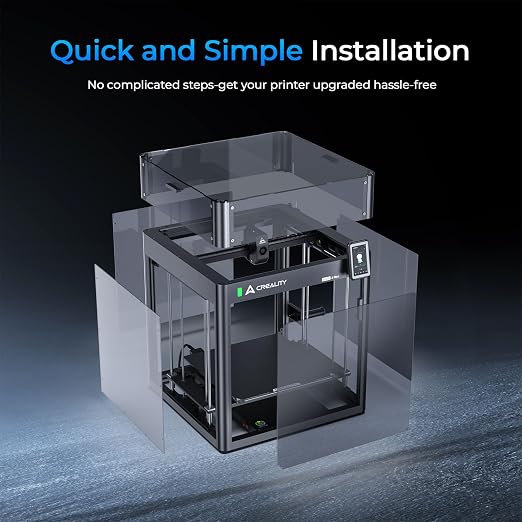 Creality Ender 5 Max Enclosure Official Upgrade Kit Transparent Acrylic Dust-Proof Constant Temperature Protective Cover for Creality Ender 5 Max