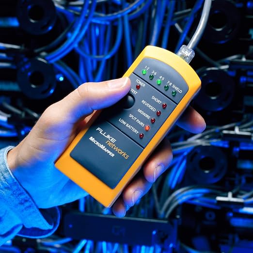 Fluke Networks MT-8200-49A Copper Tester, Grey/Yellow