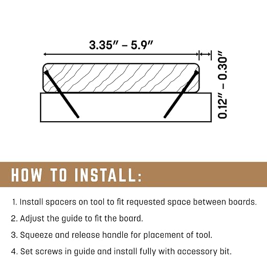 GRK Fasteners AnglePro™ Hidden Fastening Deck Kit, with Screws (1400 PCS)
