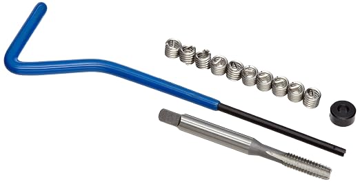 E-Z Lok EK20615 Helical Threaded Insert Kit, 304 Stainless Steel, #10-24 Thread Size, 0.285" Installed Length (Pack of 10)