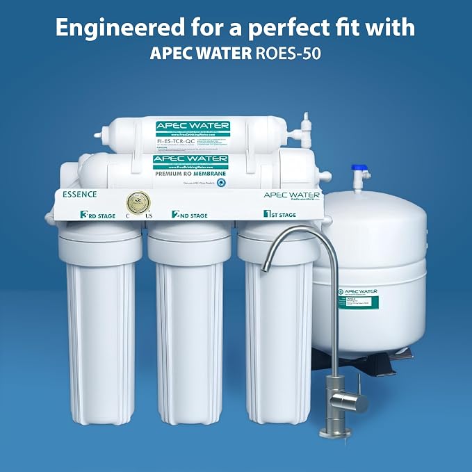 APEC Water Systems FILTER-T2Y-ES50 High Capacity Replacement Pre-Filter Sets For Essence Series Reverse Osmosis Water Filter System Stage 1-3