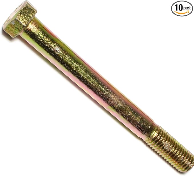 Hard-to-Find Fastener 014973254735 Grade 8 Coarse Hex Cap Screws, 5/8-11 x 6-Inch, 10-Piece
