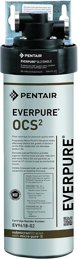 Pentair Everpure Coffee Filter System,3/8 In FNPT,0.5 gpm EV927560-75 - 1 Each