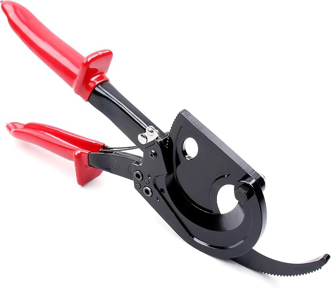 Knoweasy Cable Cutter and Ratchet Wire Cutter Works for Aluminum and Multi-core Cables up to 400mm²