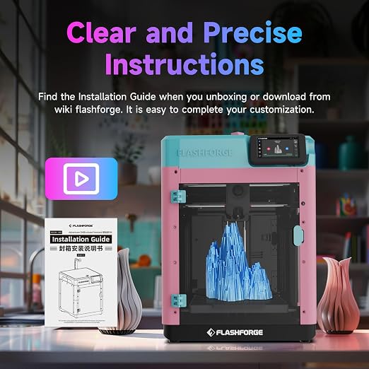 Flashforge Enclosure Accessories Set for Adventurer 5M, DIY Enclosure Kit with Plates and Screws to Unlock The ABS/ASA/PC Printing