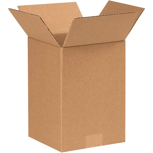 AVIDITI 7x7x9 Corrugated Boxes, Small, 7L x 7W x 9H, Pack of 25 | Shipping, Packaging, Moving, Storage Box for Home or Business, Strong Wholesale Bulk Boxes