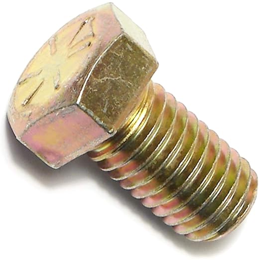 Hard-to-Find Fastener Grade 8 Hex Cap Coarse Large Bolts, Midwest Assortment Refill, Steel Hex Bolts for Construction, Home Improvement, 9/16-12 x 1 - Inch, Pack of 5