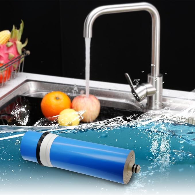 400 GPD RO Membrane Filter Reverse Osmosis Membrane 3.0"x12" Water Filter Replacement for Under Sink Home Drinking RO Water Filter System (Model RO-3012-400)