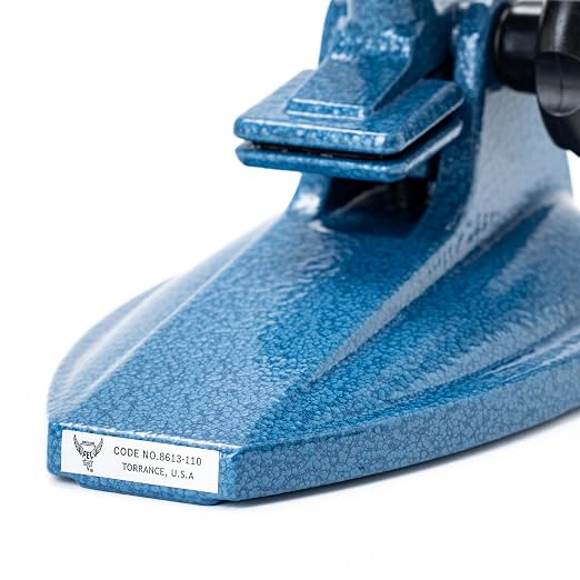 PEC Tools Micrometer Stand, Holder for Micrometer Up to 4" | Non-Slip Clamping Pads, Professional Precision Grade, Cast Iron