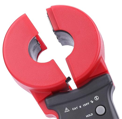 ETCR2100A+ Digital Clamp Ground Earth Resistance Meter Tester 200Ω | Non-contact clamp-on design enables fast loop resistance measurement without disconnecting ground wires, with Φ32mm jaw